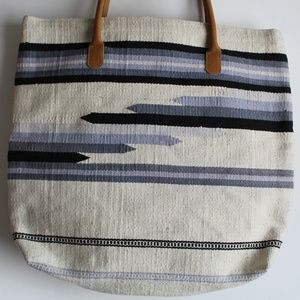 Handwoven Blanket Tote